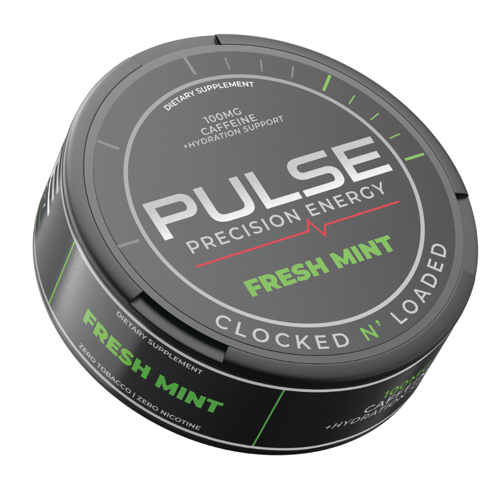 PULSE Blue Razz Ice pouch can